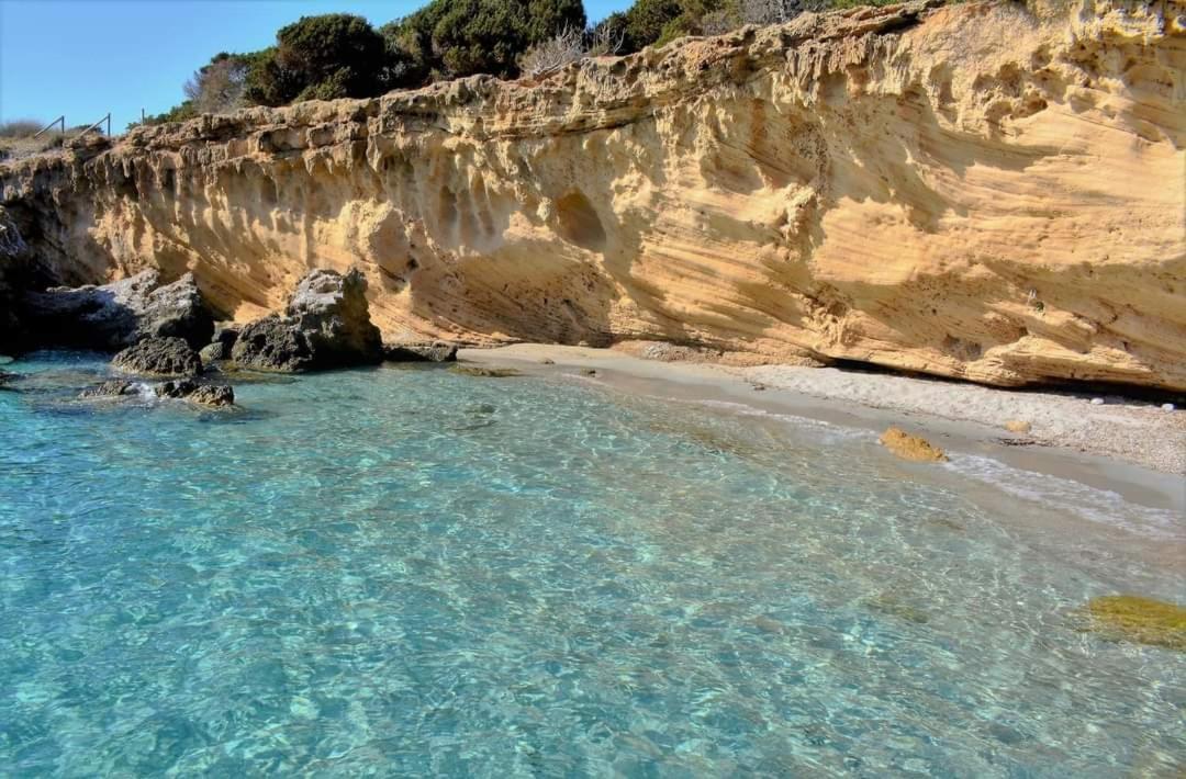 Casa Sonia Leilighet Porto Pino Eksteriør bilde